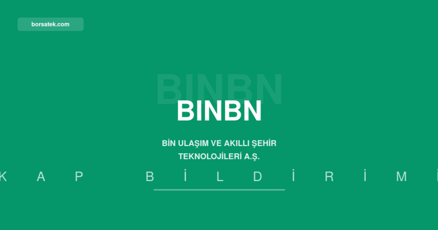 Bin Ulaşım Ekolog Bilgi pay satışı
